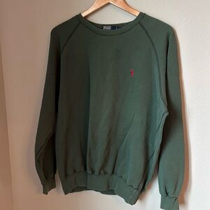 Polo green crewneck size M.
